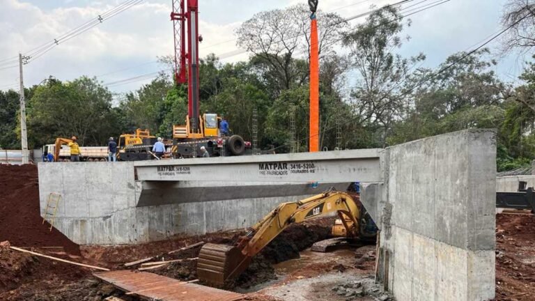 Obra da ponte na Hayel Bon Faker entra na reta final
