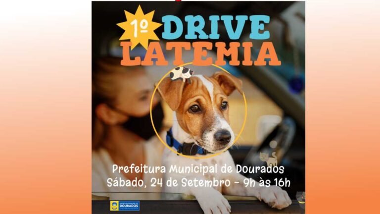 CCZ realiza 1º drive-thru “Latemia” de vacinação antirrábica