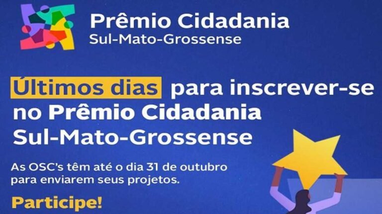 Termina hoje (31) prazo de inscrição para o Prêmio Cidadania
