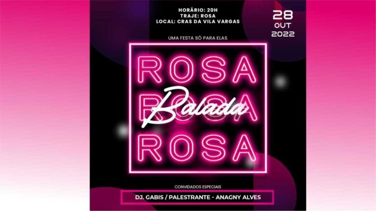 UBS de Vila Vargas realiza “Balada Rosa” para celebrar ações de conscientização