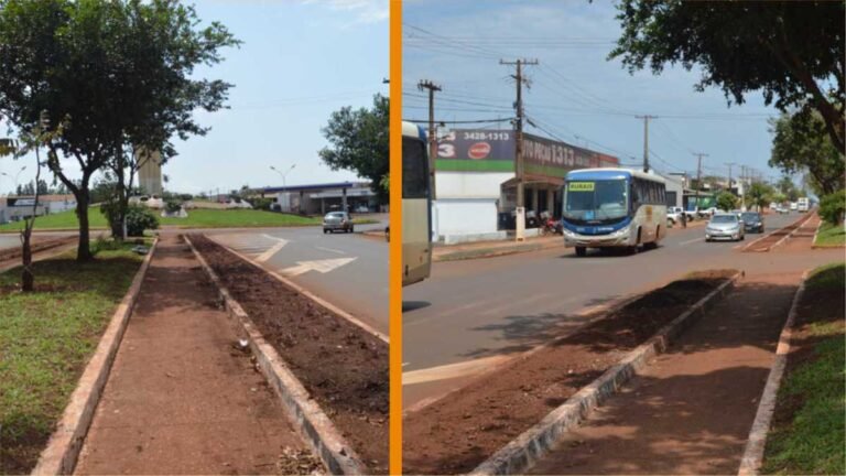 SEMSUR começa reformulação dos canteiros da Avenida Marcelino Pires