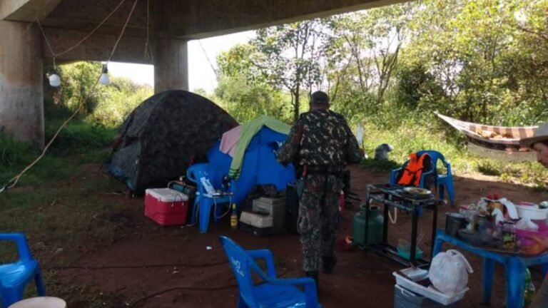PMA de Dourados apreende petrechos ilegais no rio Dourados na operação Dia de Finados