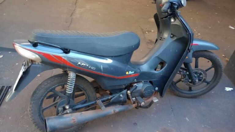 Ypê Roxo – PMA de Dourados apreende dois adolescentes que haviam acabado de furtar moto