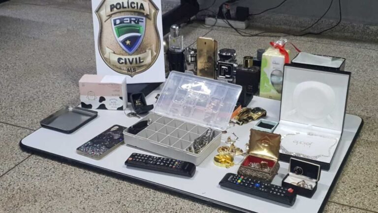 Dois autores de roubos e furtos são presos pela Polícia Civil em Campo Grande