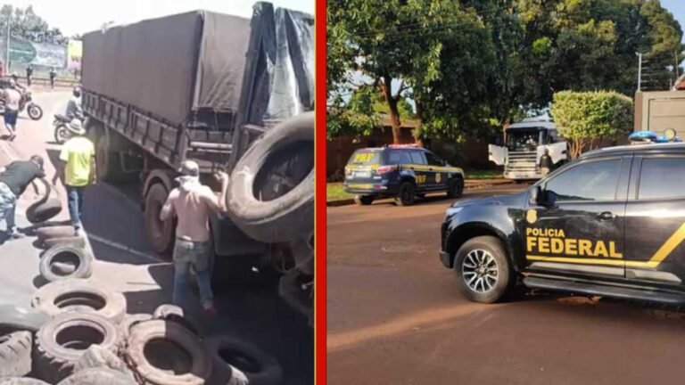 PF cumpre três mandados de busca e apreensão relacionado a manifestações e bloqueios em rodovia