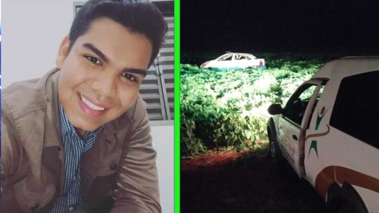 Carro capota na MS-162 e jovem sem cinto morre ao ser arremessado pra fora do veiculo
