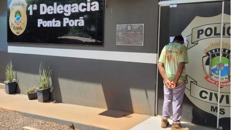 Polícia Civil prende suspeito de ter estuprado a própria filha de 14 anos em Ponta Porã