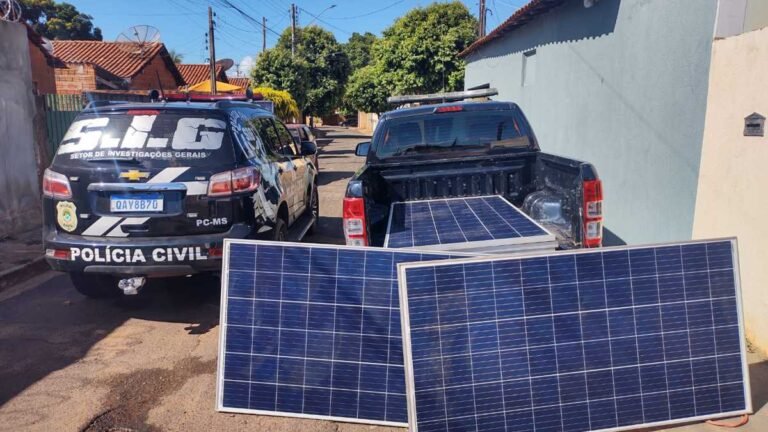 Após recuperar equipamento de energia solar furtado, Polícia Civil identifica e indicia autores