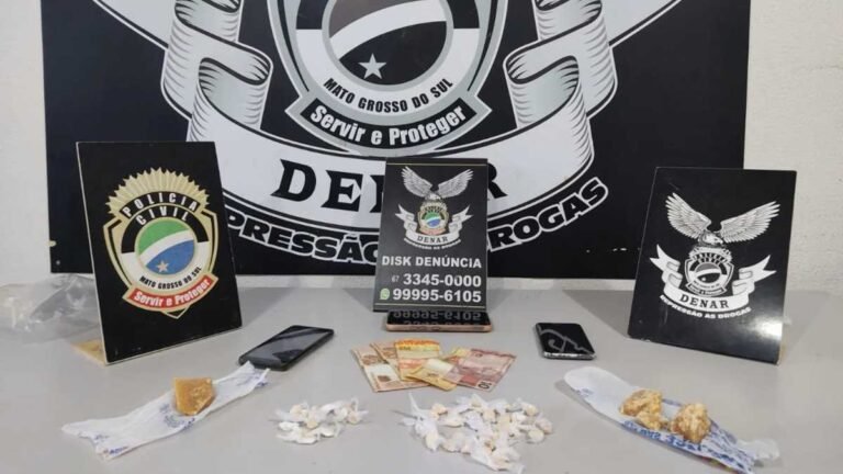 Vídeo – Polícia Civil fecha “boca de fumo” e mãe e filho são presos por trafico  de drogas