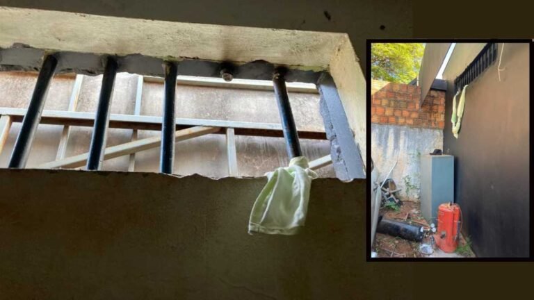 Homens tentam resgatar presos utilizando maçarico mas são impedidos por policiais civis