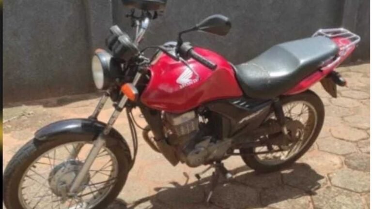 Moto envolvida em crime de latrocínio é apreendida pela Polícia Civil
