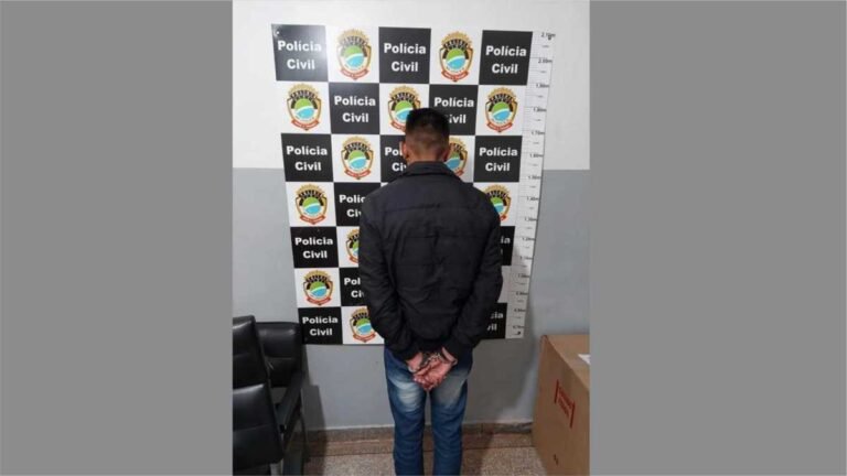 Polícia Civil prende autor de homicídio qualificado e tentativa de feminicídio ocorrido em Fátima do Sul