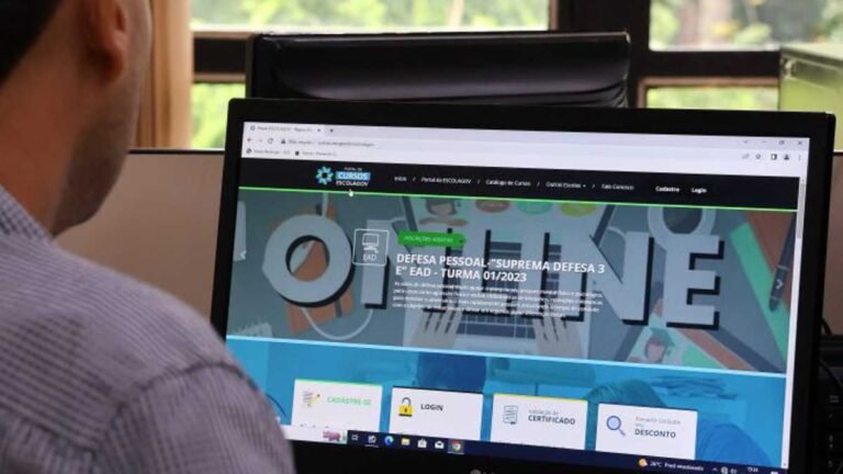 Escolagov está com inscrições abertas para cursos virtuais e presenciais gratuitos