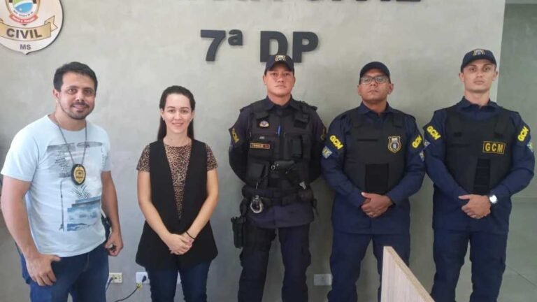 Polícia Civil recebe visita da Guarda Municipal para tratar de furtos de fios de cobre em Campo Grande
