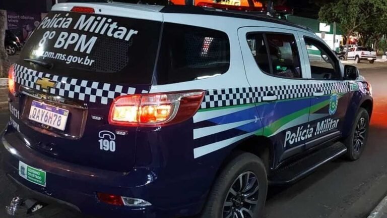 PM prende motociclista embriagado após causar acidente de transito