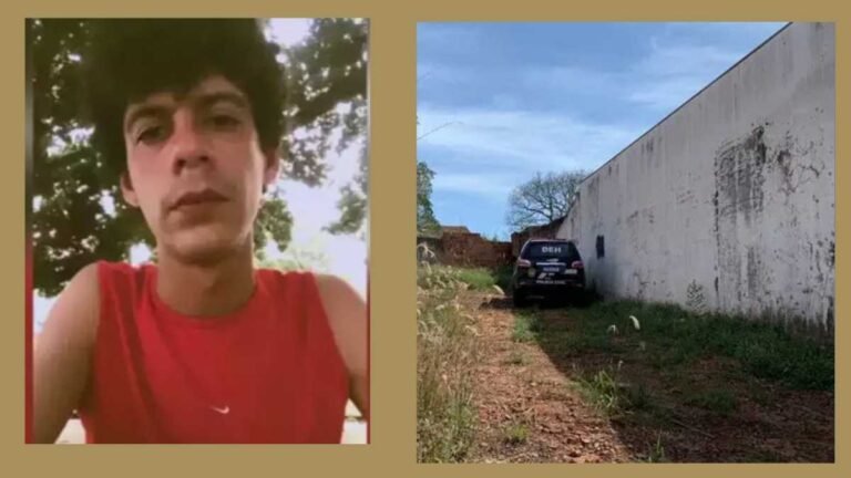Jovem desaparecido é encontrado morto e autor é acusado de homicídio e ocultação de cadáver