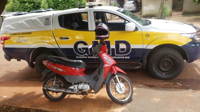 Jd. Florida – Guarda Municipal recupera Honda Biz furtada