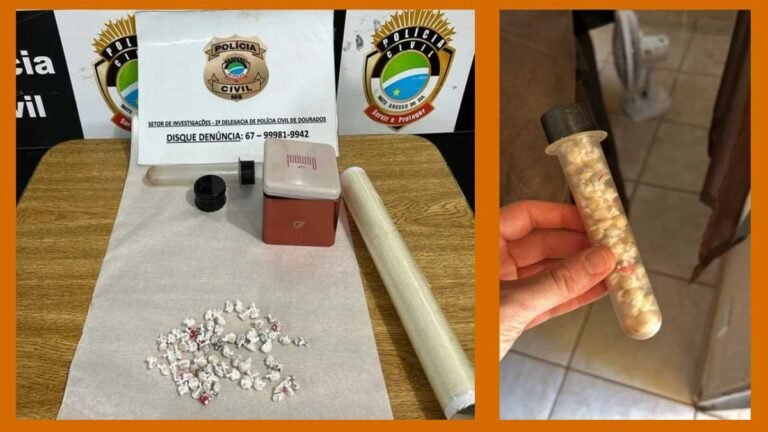 João Paulo II – Mulher é presa com 70 porções de crack em Dourados