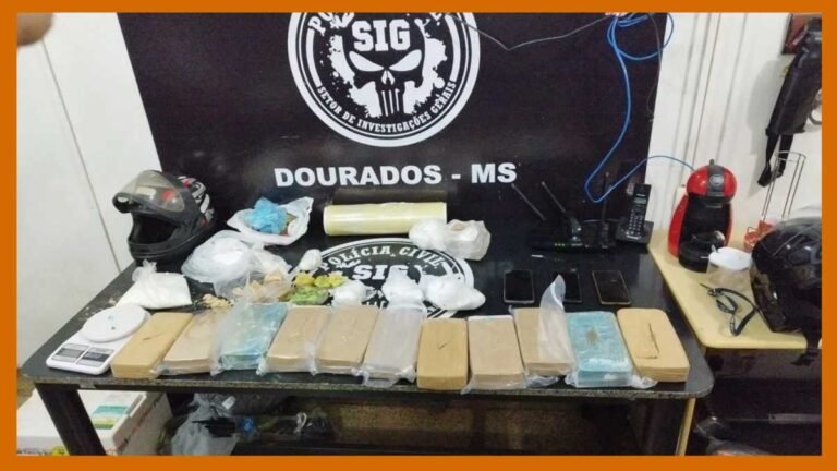 Jardim Água Boa – Polícia Civil fecha entreposto de drogas em Dourados