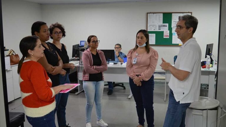 HRMS recebe equipe do hospital de Naviraí em intercâmbio sobre estrutura operacional