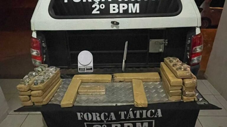 Polícia Militar apreende drogas e prende autor de Tráfico de drogas em Três Lagoas
