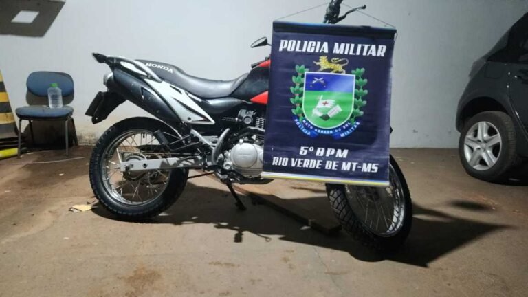 Polícia Militar prende homem por direção perigosa e apreende moto em em Rio Verde