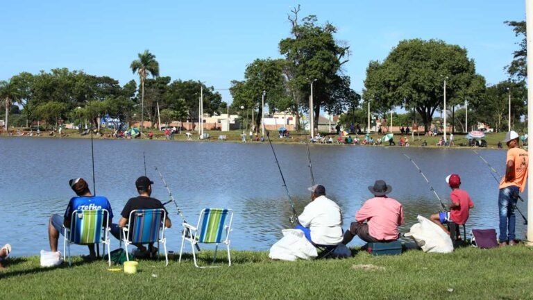 Prefeitura libera pesca no Parque do Lago neste domingo (Confira o regulamento)