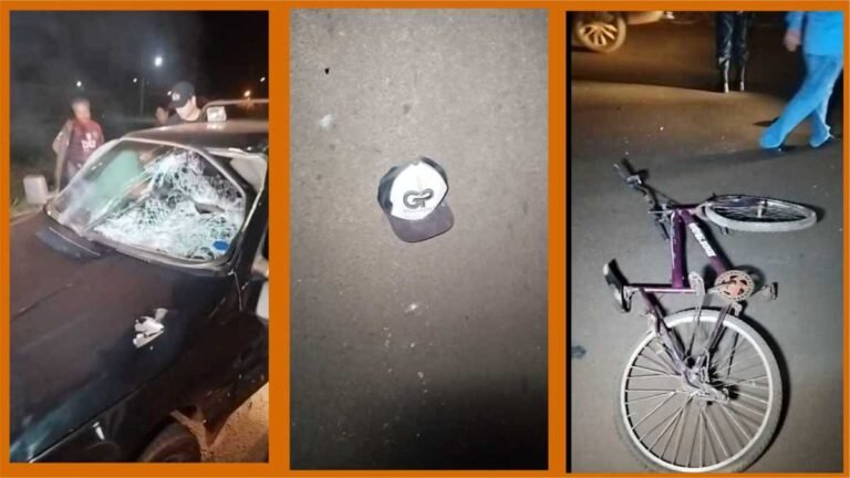 Ciclista não identificado morre após ser atropelado próximo ao trevo do DOF, motorista foge sem prestar socorro