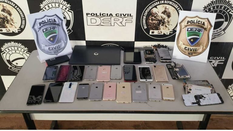 Polícia Civil apreende celulares e indicia homem por receptação qualificada