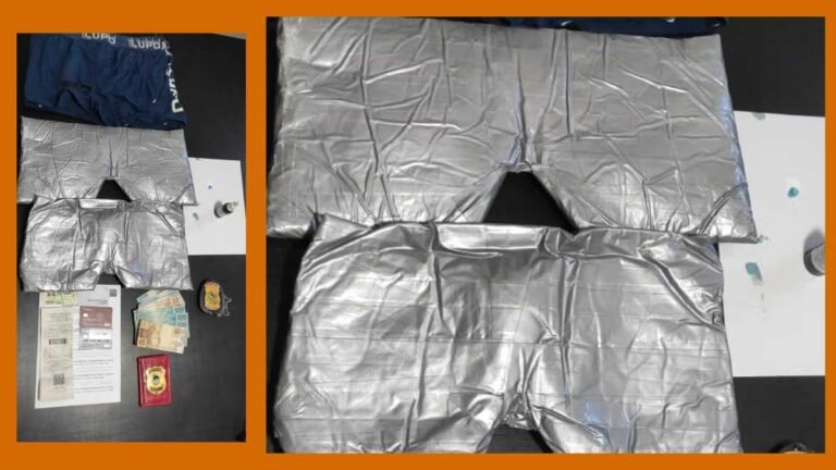 Boliviana é presa transportando cocaína em cueca falsa