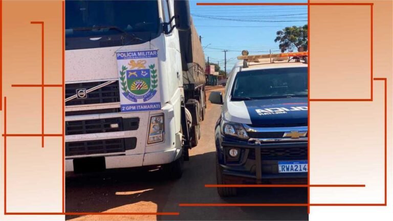 Motorista que era mantido em cárcere privado é liberado pela PM e carreta recuperada