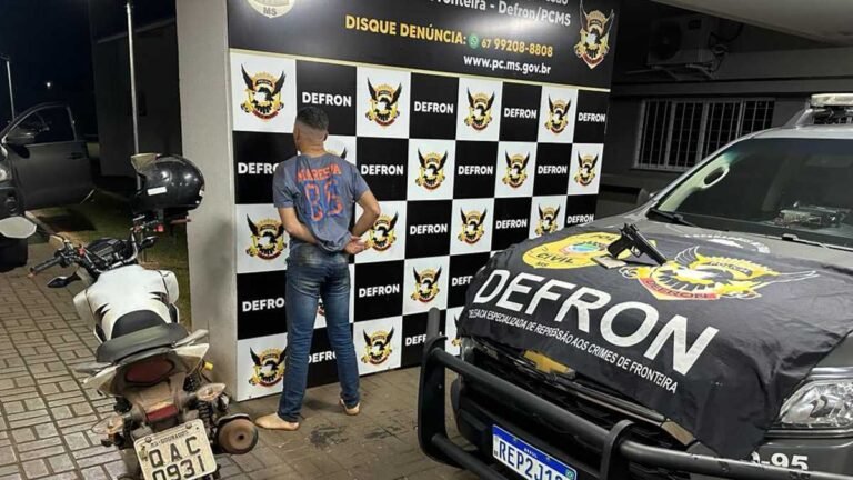 Jardim Rasslem – Homem rouba motocicleta e acaba preso pela Polícia Civil em Dourados (vídeo)