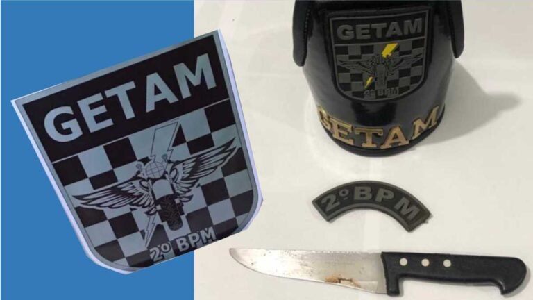 Com a faca ainda na mão, homem é preso por tentativa de homicídio