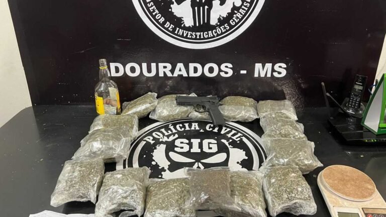 Água Boa – Polícia fecha ponto de venda e distribuição de drogas em Dourados