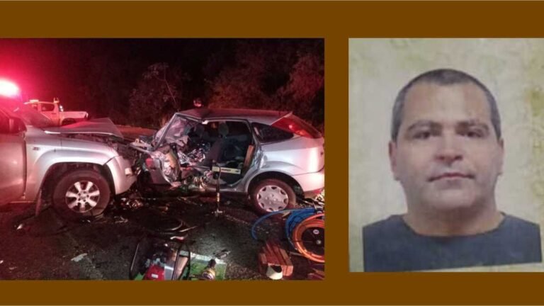 Acidente na BR-163 envolvendo carro e caminhonete da Prefeitura de Dourados deixa uma morte e um ferido