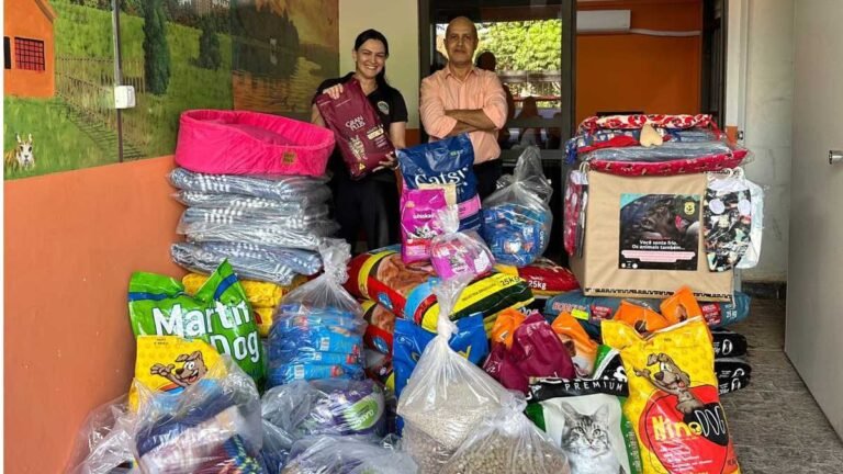 Polícia Civil apresenta resultado de campanha de arrecadação de ração animal e cobertores