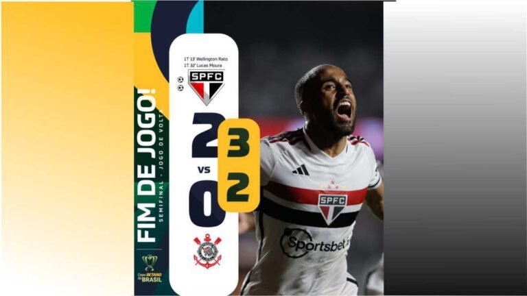 São Paulo bate Corinthians para alcançar final da Copa do Brasil