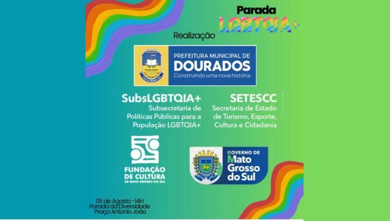 Parada LGBTQIA+ acontece neste sábado na Praça Antônio João
