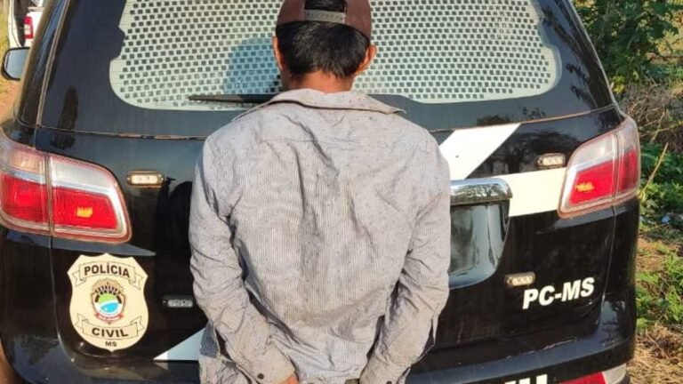 Homem é preso pela Polícia Civil por estupro cometido contra menina de 7 anos