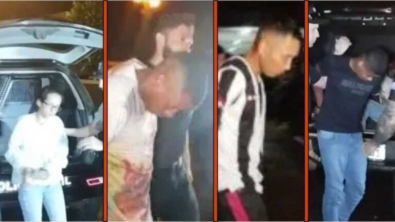 Já estão na delegacia três homem e uma mulher acusados na morte do médico