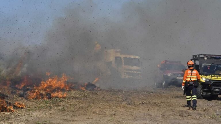 Com monitoramento integral, Bombeiros de MS atuam no combate a três incêndios florestais no Pantanal