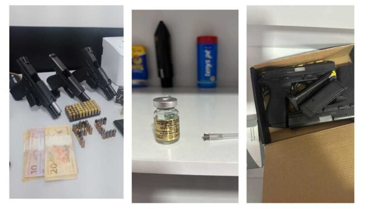 Fisiculturista ameaça policial e acaba sendo preso por porte ilegal de arma de fogo