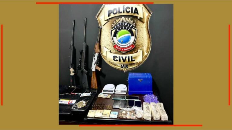 Polícia Civil prende sete membros de organização criminosa em Caarapó