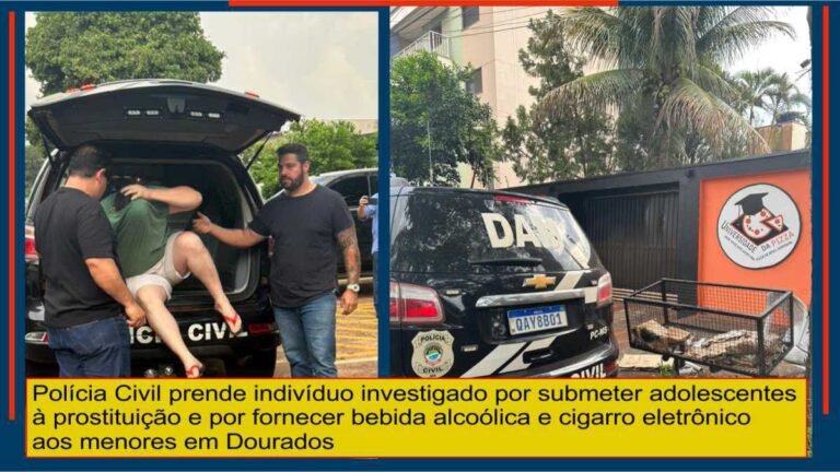 Dono de pizzaria é preso suspeito de submeter adolescentes à prostituição em troca de bebida alcoólica cigarro eletrônico
