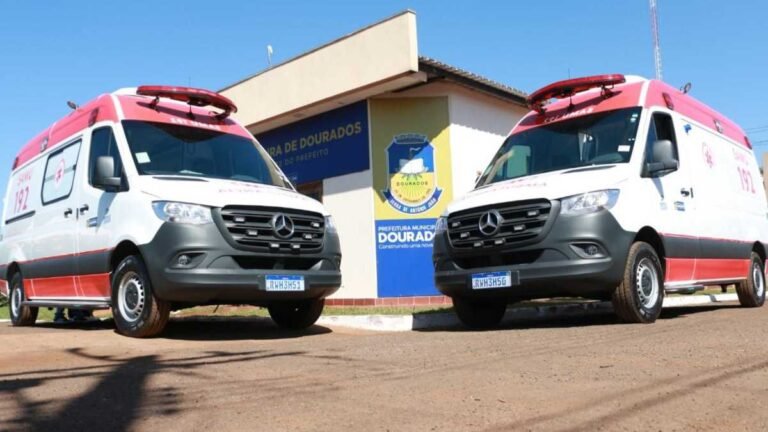 Dourados coloca 10 novas ambulâncias para rodar e agiliza atendimento