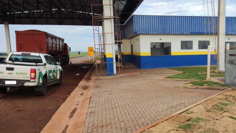 Construção do posto da Polícia Militar Rodoviária na MS-162 chega à reta final