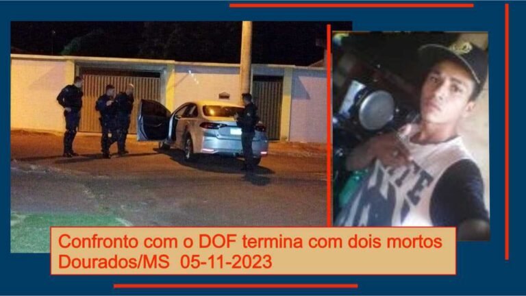 Izidro Pedroso – Confronto com o DOF termina com dois assaltantes mortos em Dourados