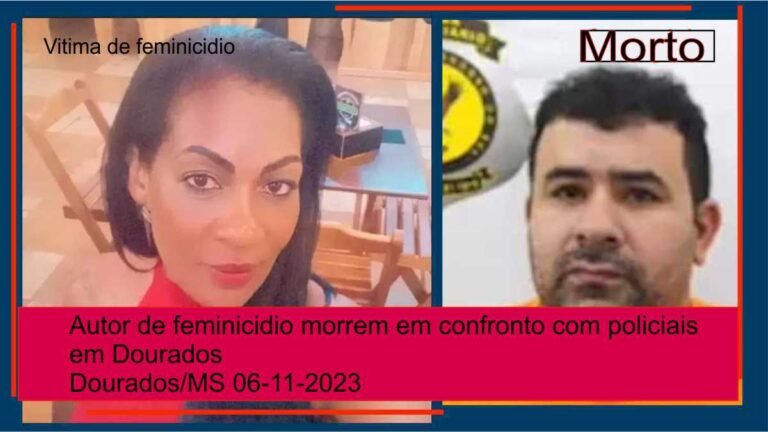 Jóquei Clube – Acusado de feminicidio e tentativa de homicidio morre em troca de tiros em Dourados