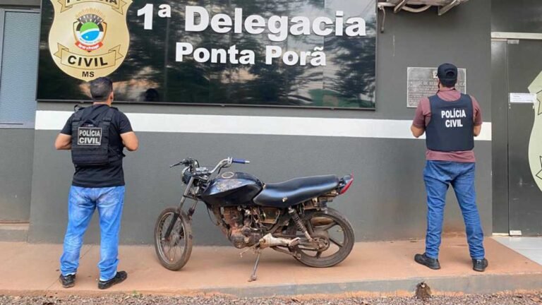 Polícia Civil recupera motocicleta furtada 