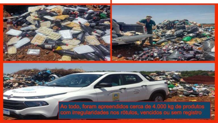Em ação conjunta, Vigilância Sanitária fiscaliza estabelecimentos a apreende produtos irregulares